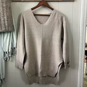 High- Low Tunic Sweater